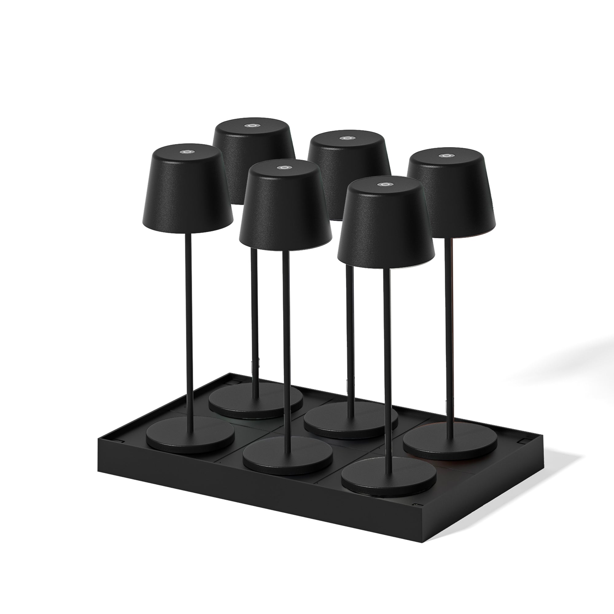 Red Deco Kelly Black lampe sans fil lot de 6 H38cm
