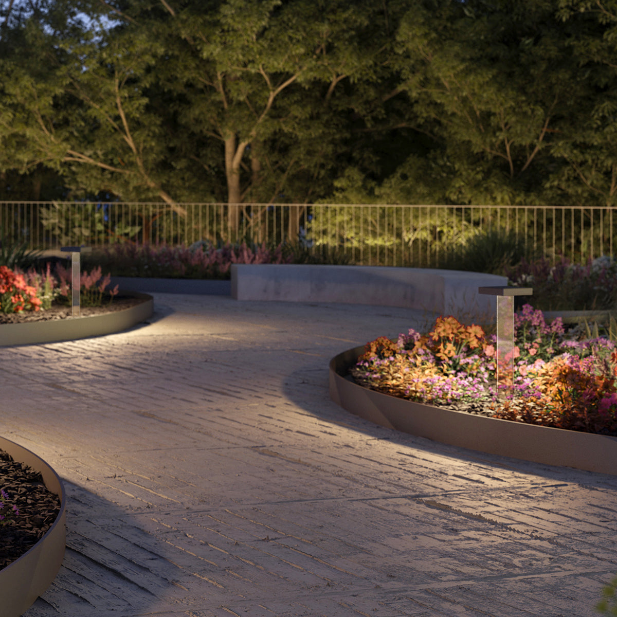 Red Deco Scotty balise solaire alu H90cm blanc chaud