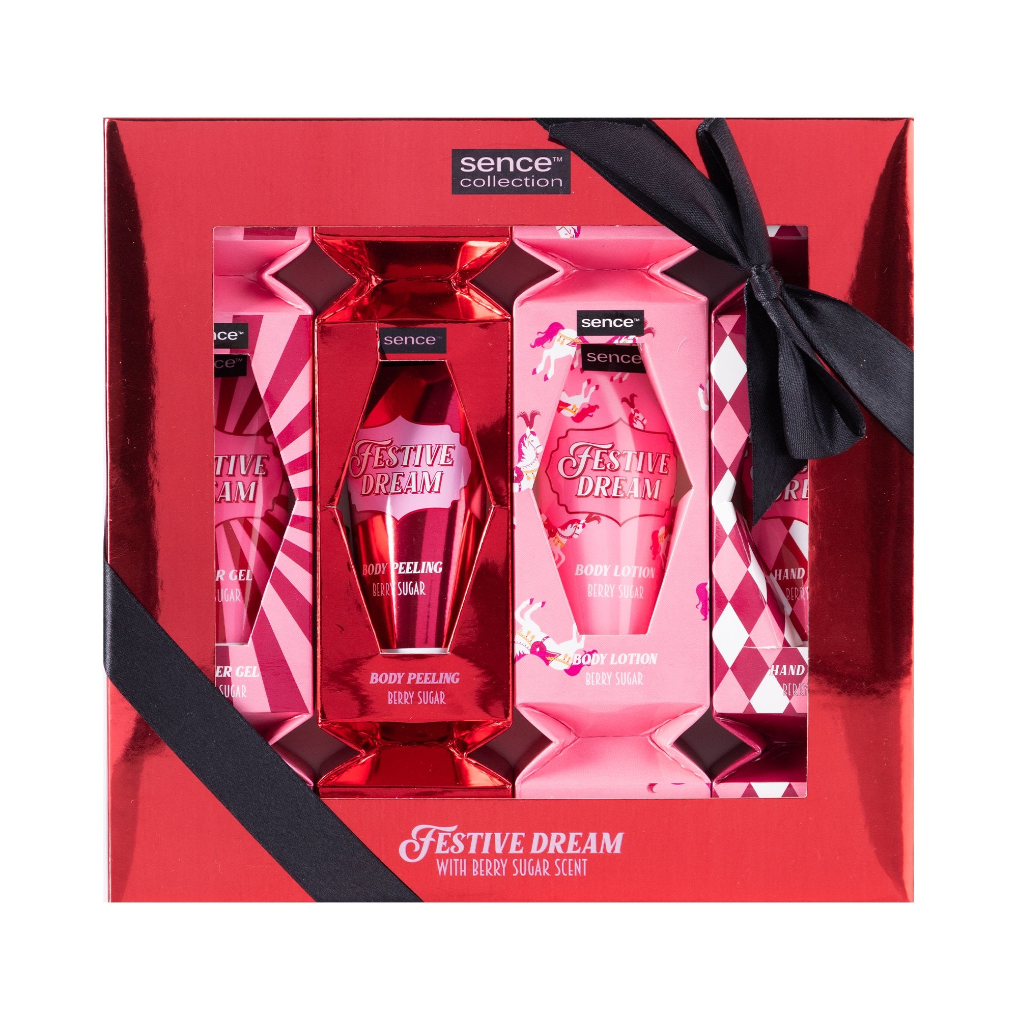 Stokomani 4 Crackers beauté de Noël gels douche à offrir