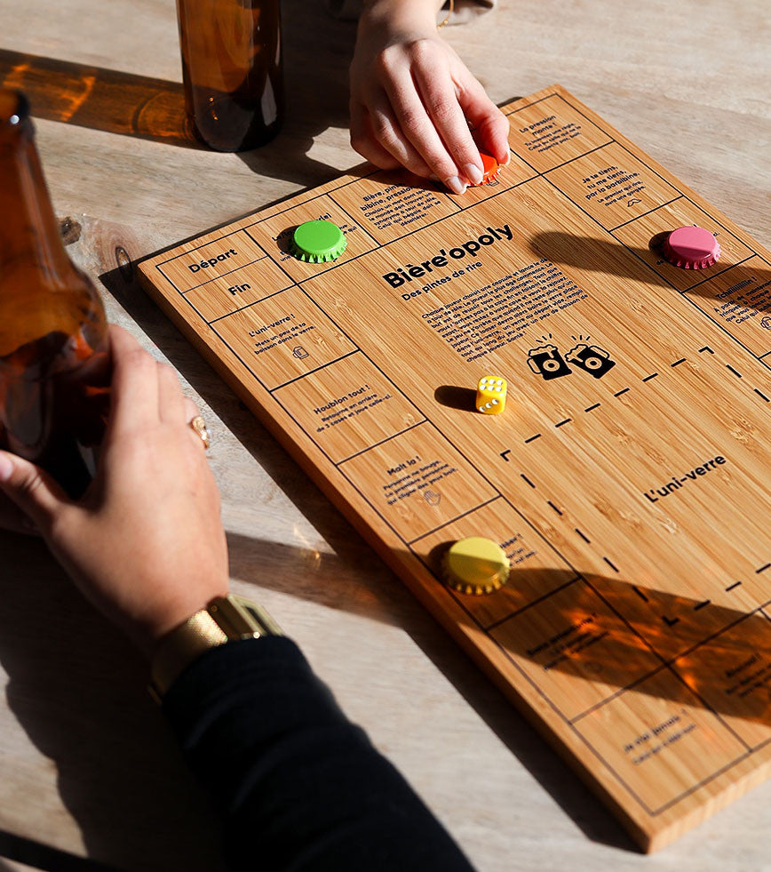 L'avant gardiste Bière'opoly jeu apéro plateau défis