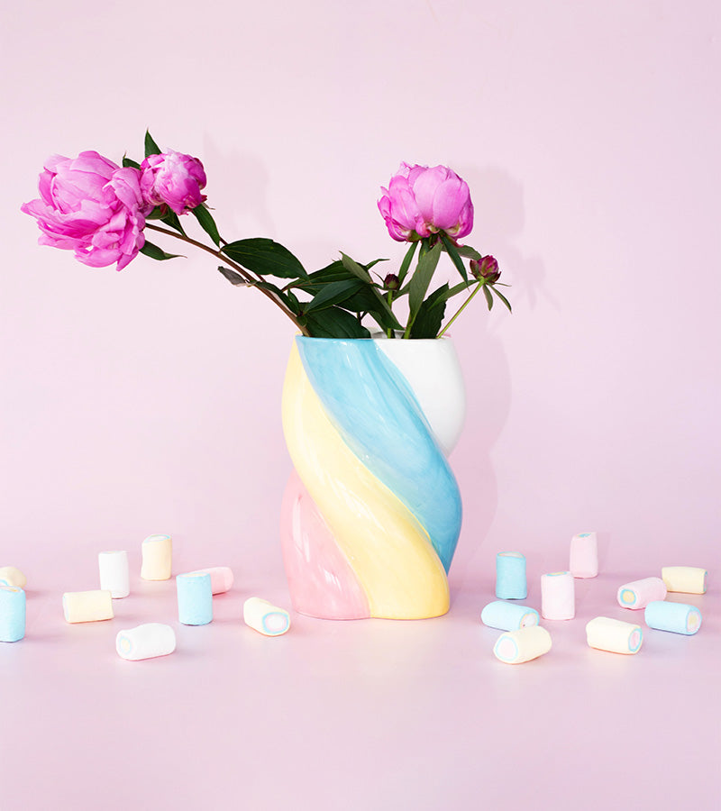 L'avant gardiste Vases vase Candy Marshmallow couleur sucrée déco