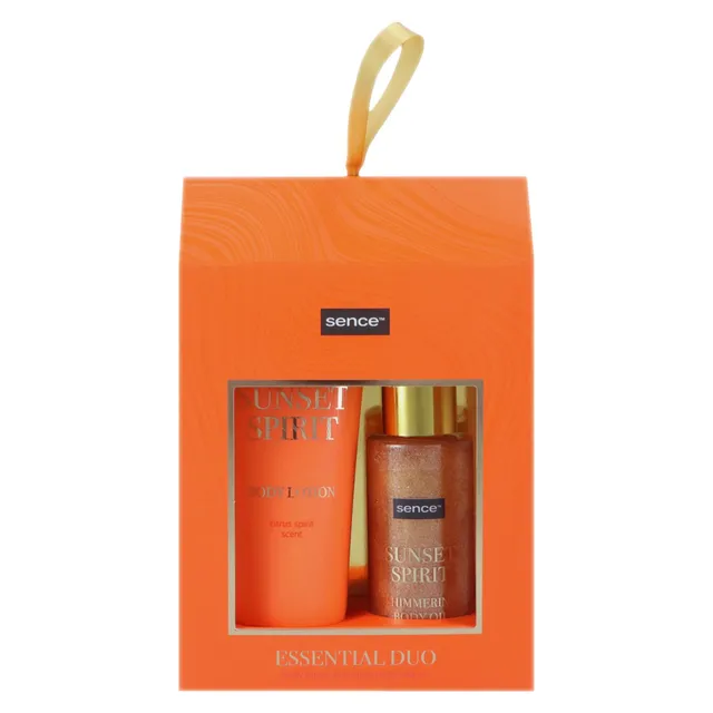 Sence Essential Duo coffret lait + huile pailletée corps