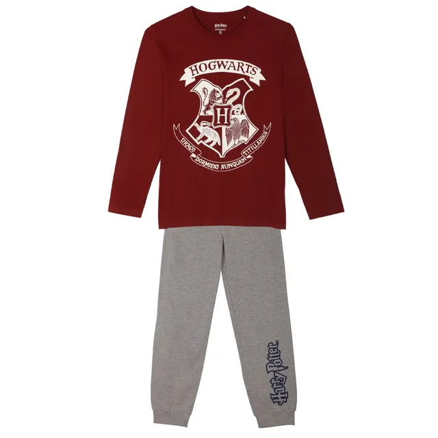 Pyjama bas resserré 10/12 ans rouge enfant