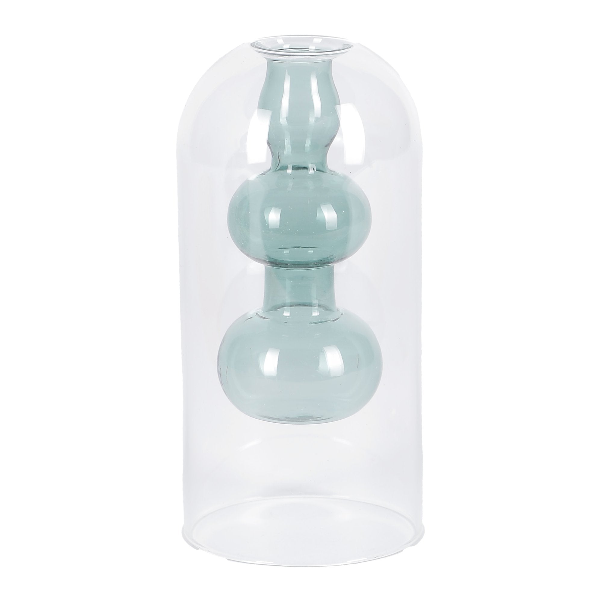 Stokomani Maison soliflore en verre vase déco une fleur