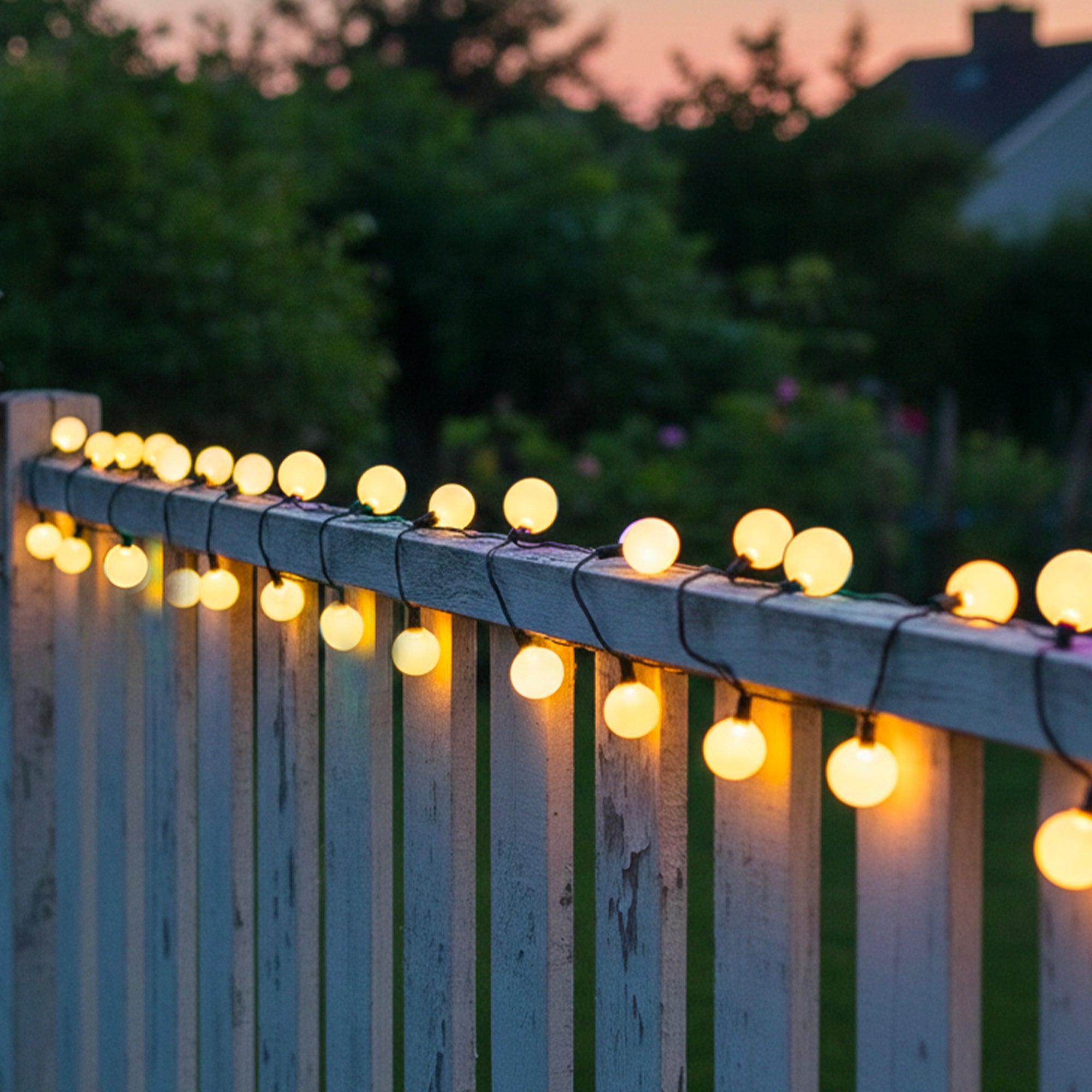 Red Deco Billy guirlande solaire 60 LED blanc chaud 6,9m