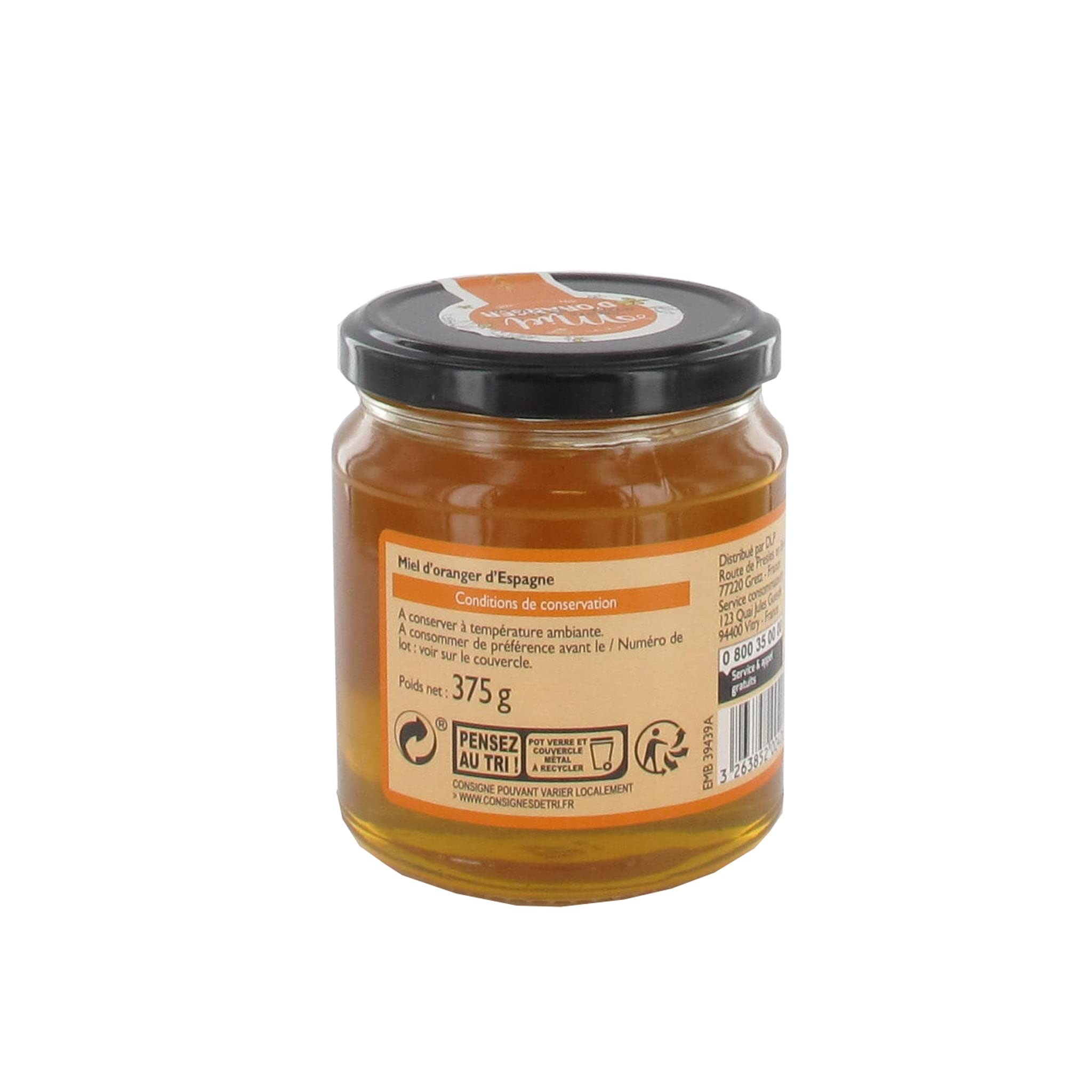 Leader Price Desserts miel d’oranger 375g