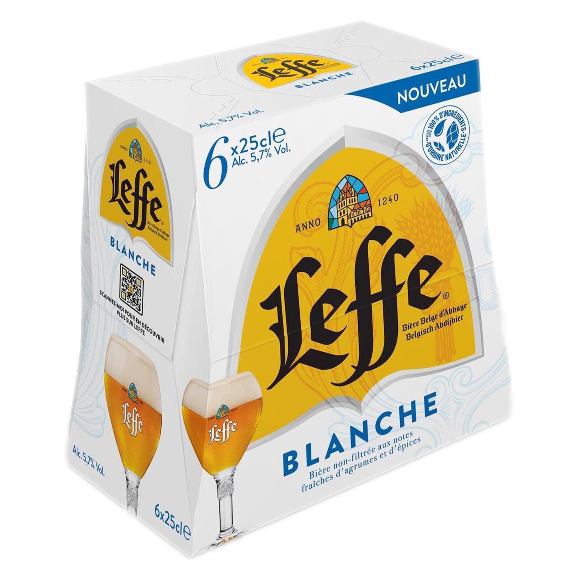 Stokomani Épicerie pack 6 bières blanches 25 cl