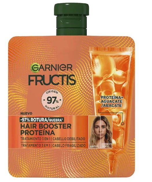 Garnier Fructis Hair Booster Protéine sérum anti-casse 97% naturel