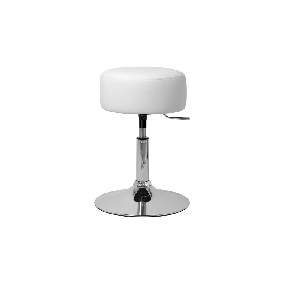 ECD Germany Möbel tabouret de bar blanc Ø33 cm réglable