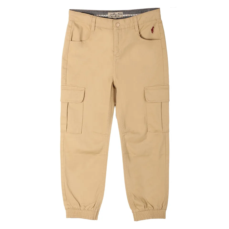 Stokomani Mode pantalon cargo beige enfant