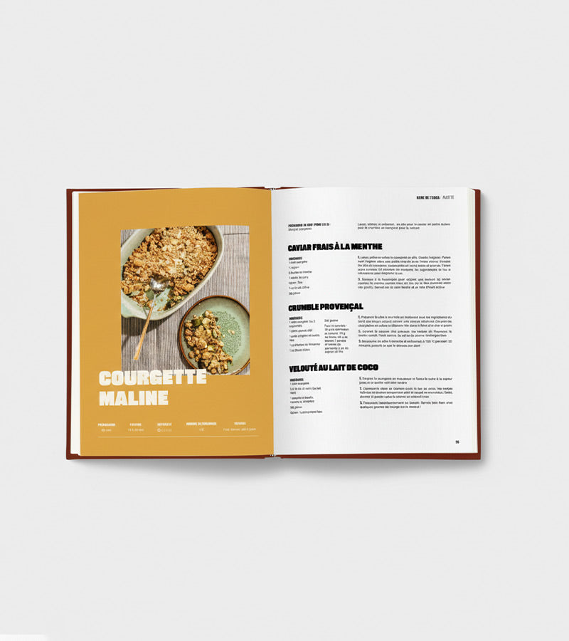 L'avant gardiste Reine de l'Orga Livre cuisine menus