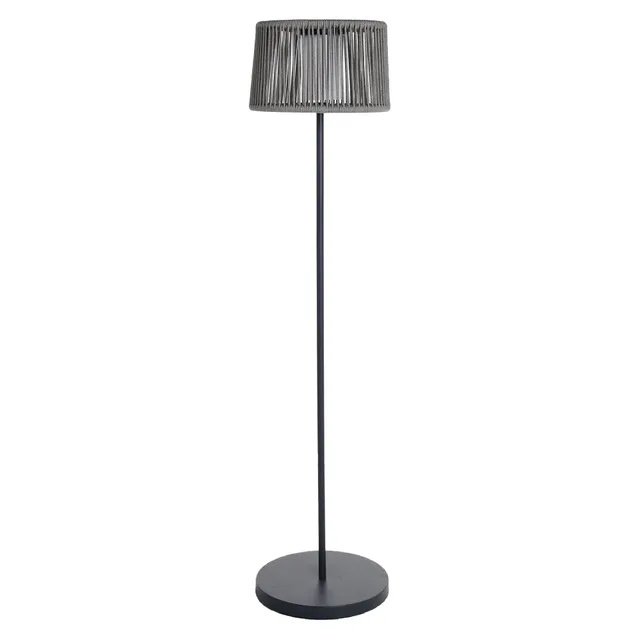 Red Deco Soleo H145cm lampadaire solaire gris blanc chaud