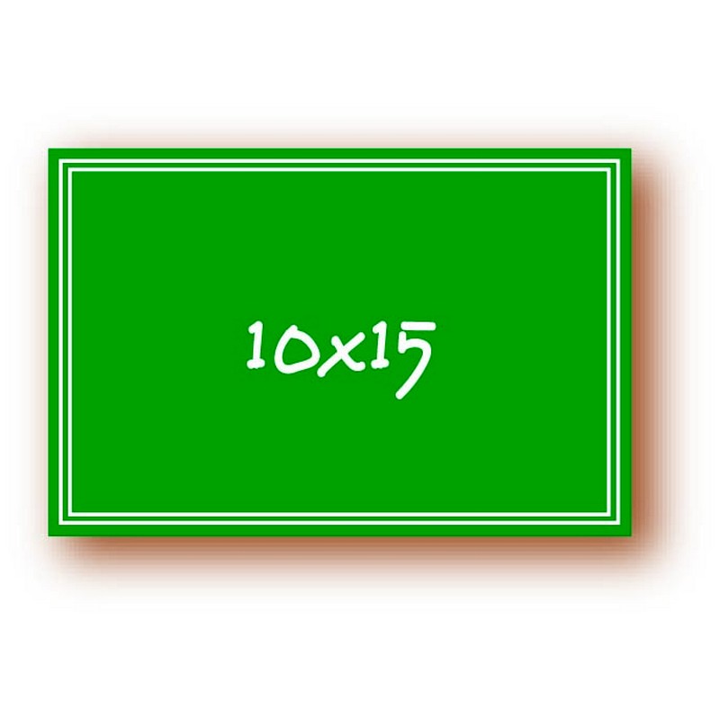 Safe Tool Fournitures scolaires 10 ardoisines vertes 10x15 cm