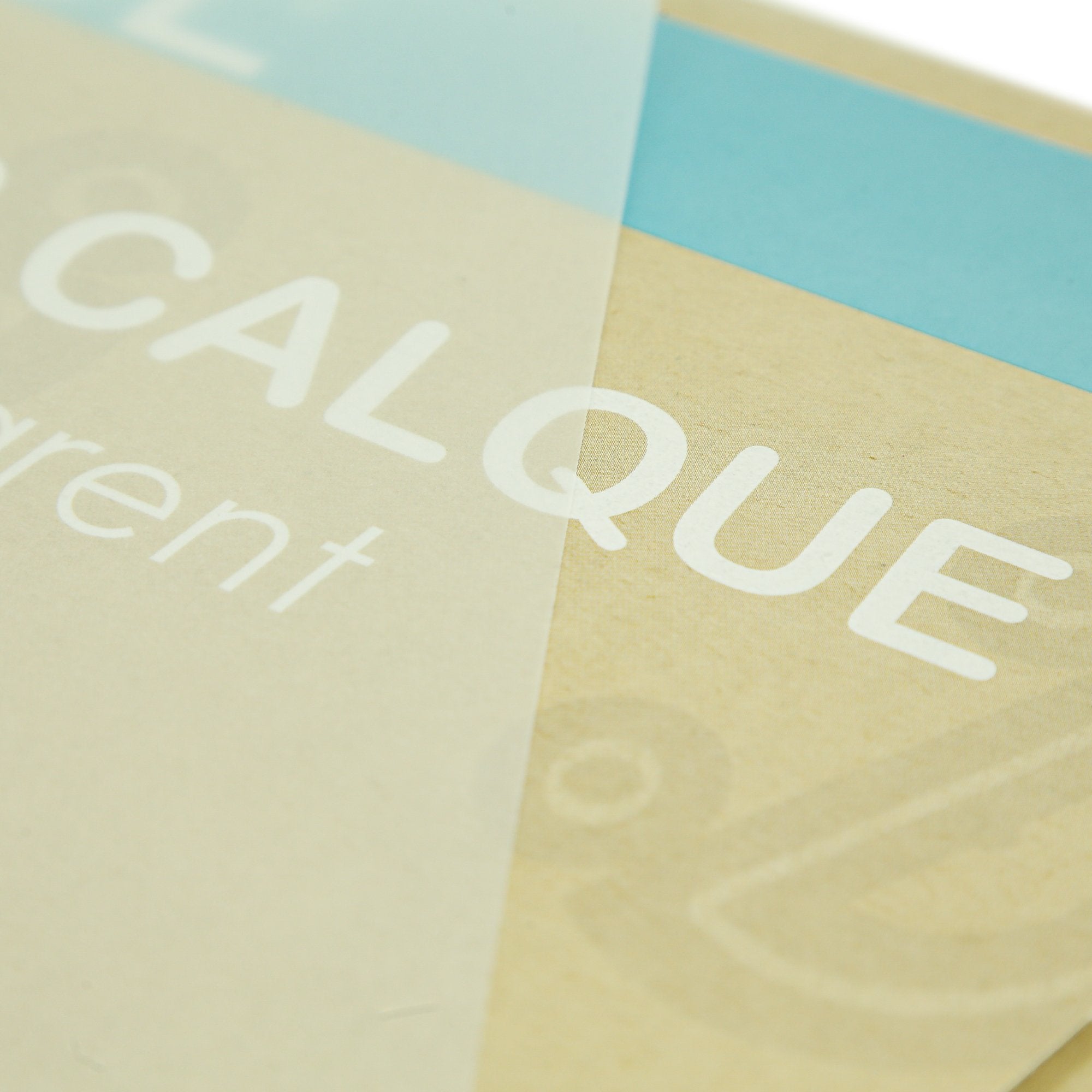 Papier calque A4 transparent pochette 12 feuilles