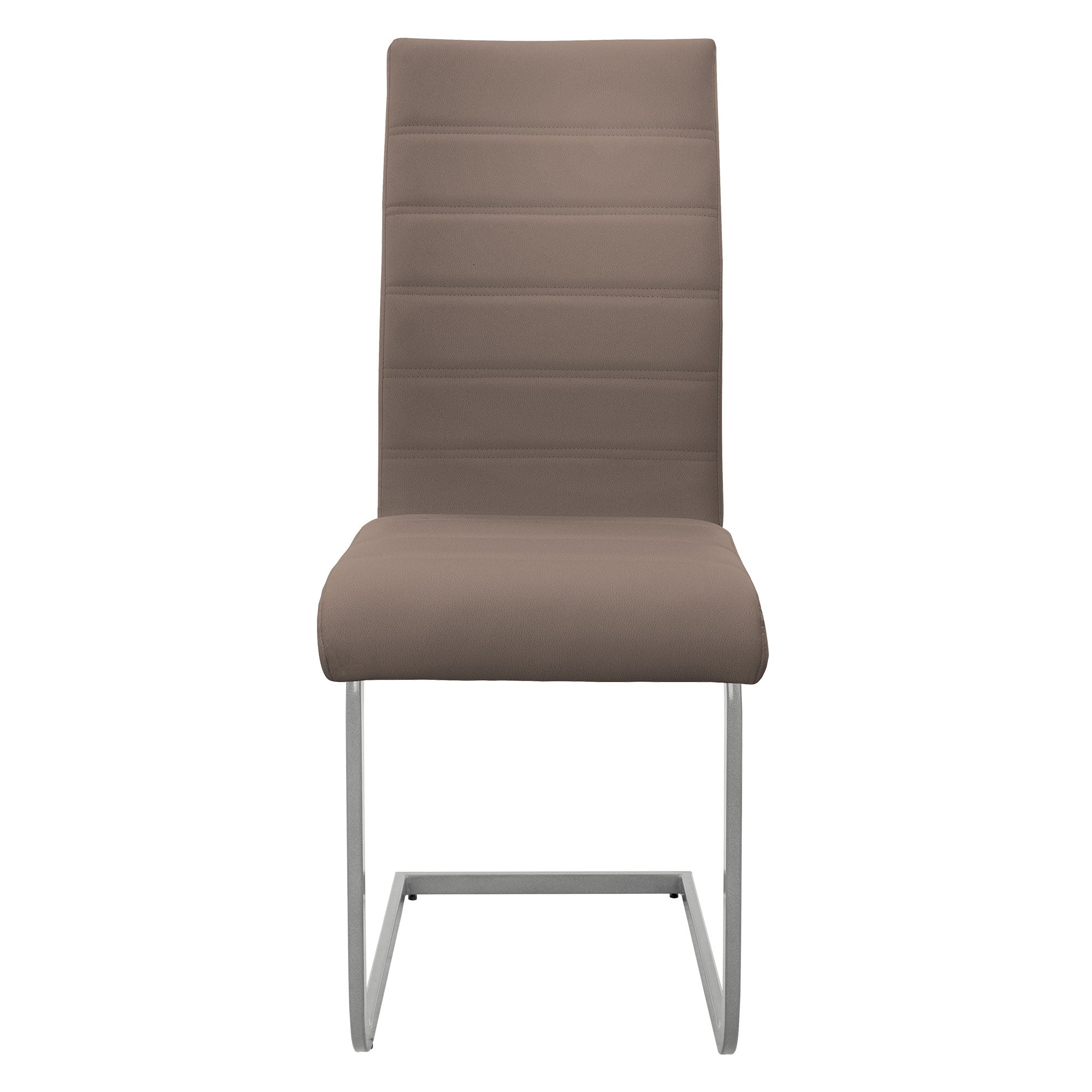 ECD Germany ML-Design chaise cantilever marron lot 4 simili cuir