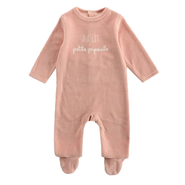 Dors-bien bébé rose 0-18 mois pyjama coton