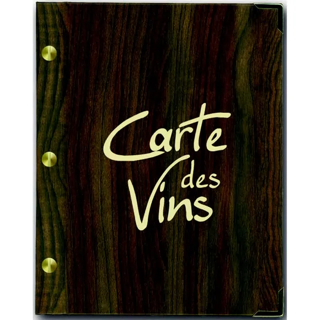 Safe Tool Fournitures de bureau carte des vins 23,5 x 18,5 cm