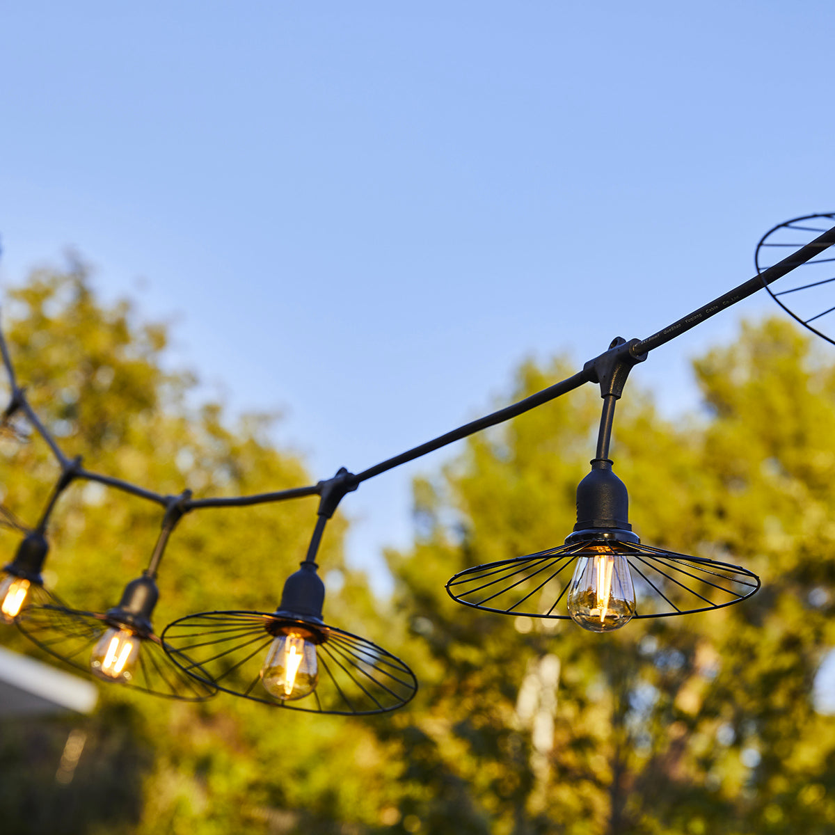 Red Deco Chic Cage Light 6m Guirlande lumineuse 10 ampoules E27