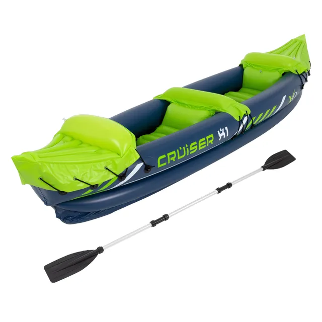 ECD Germany Cruiser X1 kayak gonflable 2 places vert/blanc/bleu