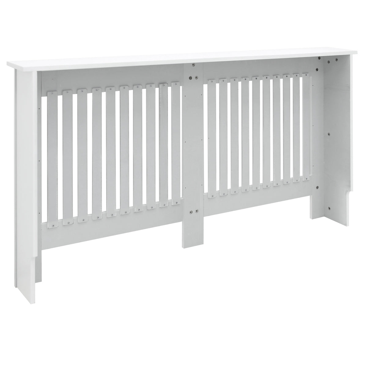 ECD Germany Heizungen cache radiateur blanc 152x19x82 MDF