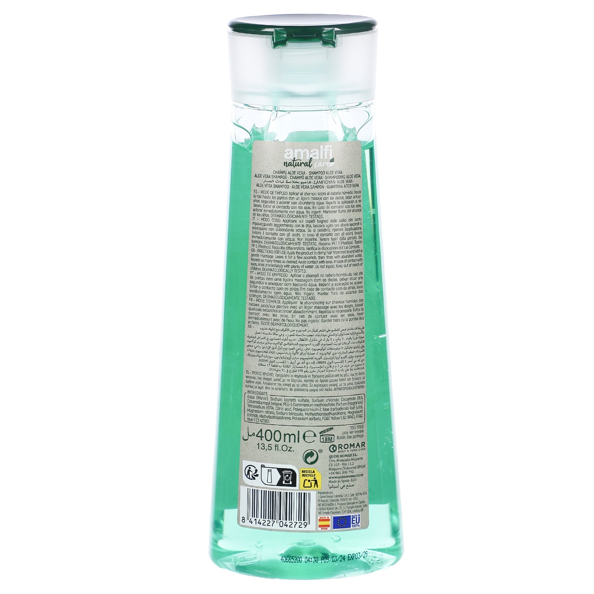 Stokomani Beauté Shampoing aloe vera cheveux doux