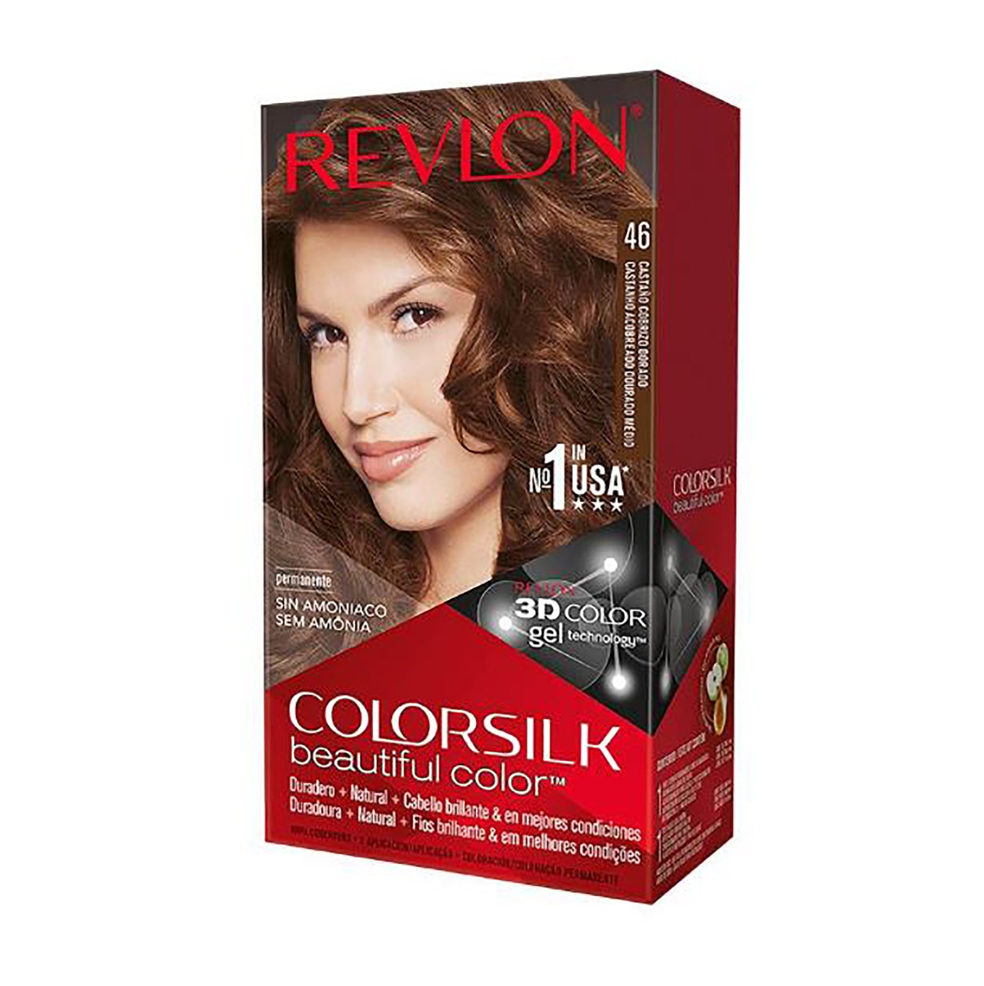 Revlon Colorsilk 46 Coloration Châtain Doré Moyen