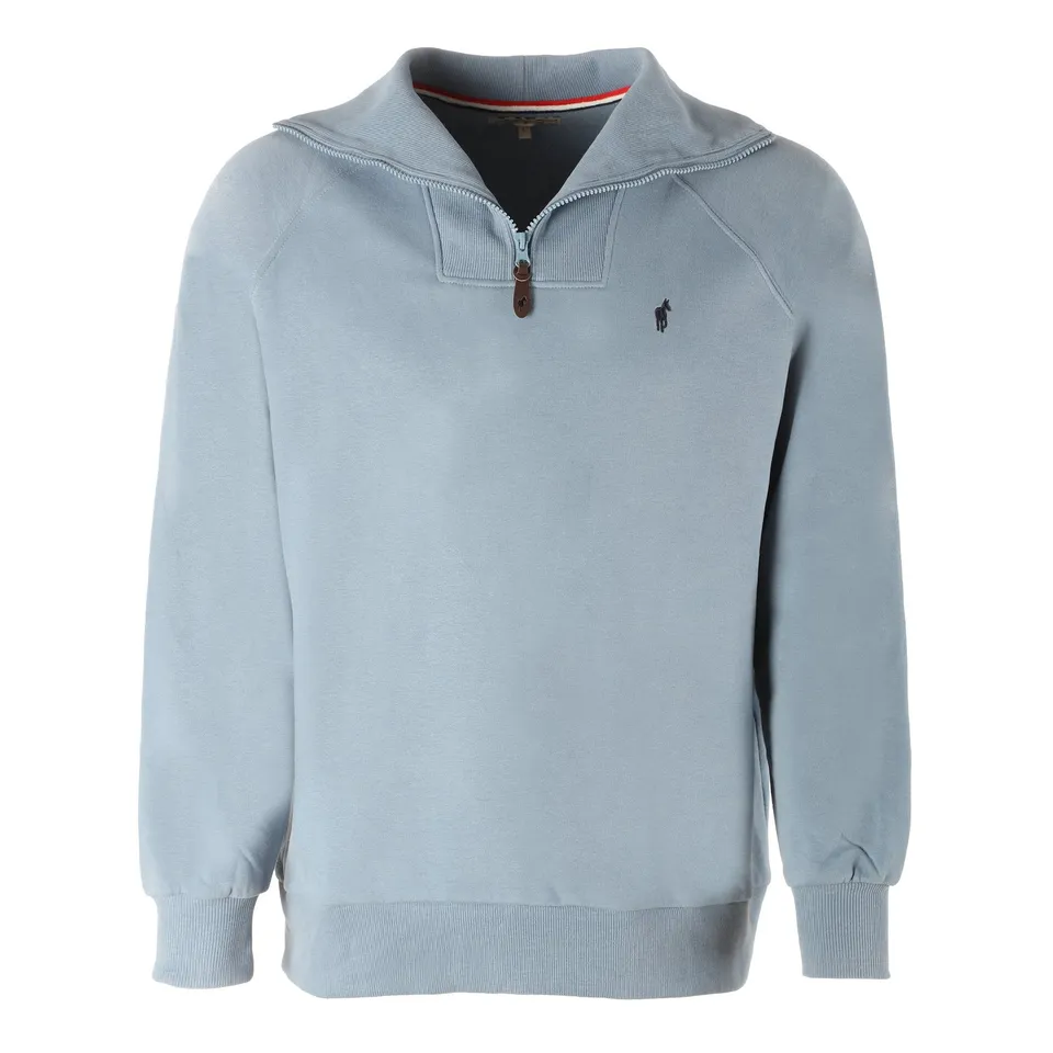 Stokomani Mode sweat col camionneur bleu homme taille L