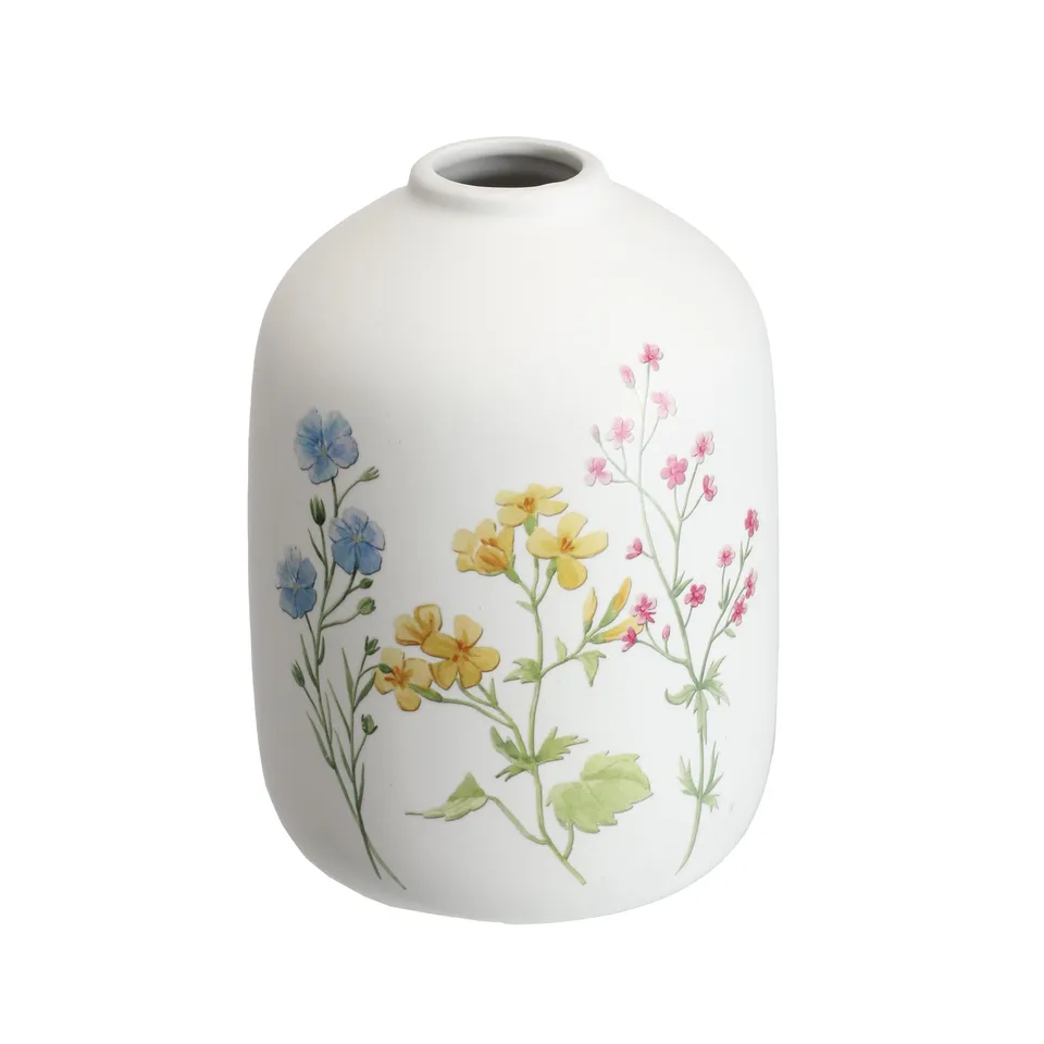 Déclic Home vase céramique fleurs 8x8x20,5cm