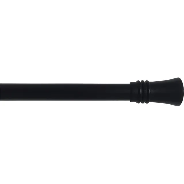 Stokomani Maison tringle rideau 90-160 cm noir mat
