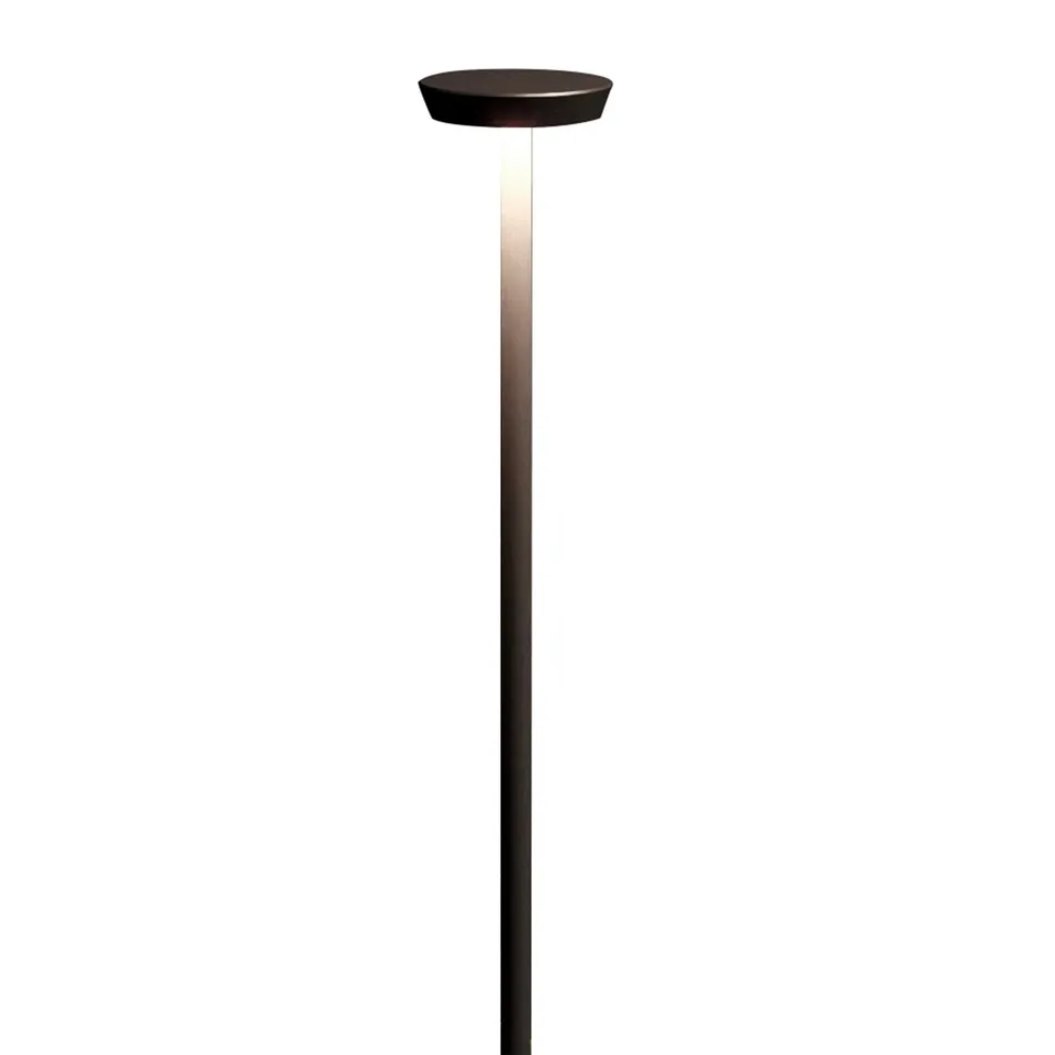 Red Deco Pin Mini borne solaire alu 94cm blanc chaud