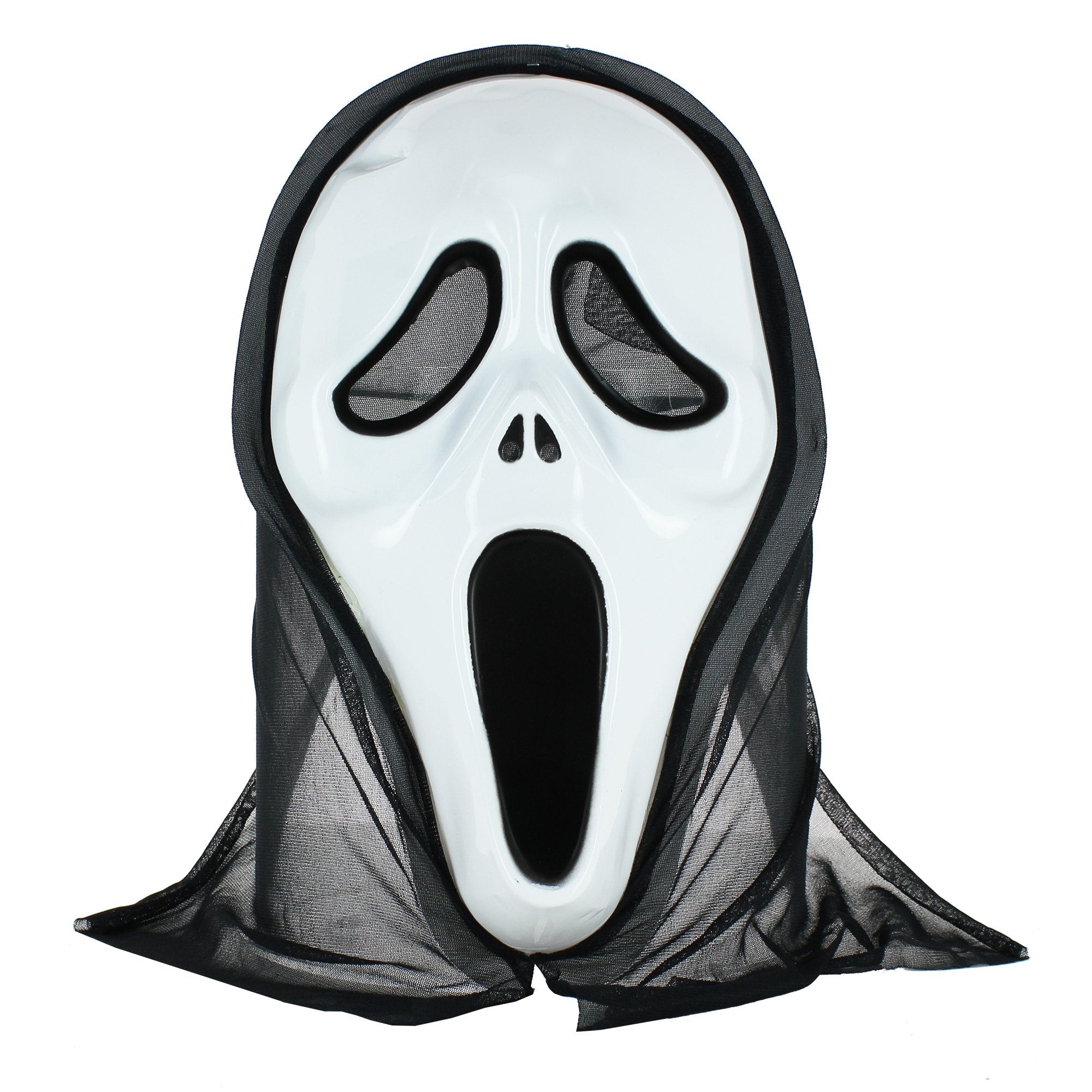 Stokomani Fêtes Masque Halloween adulte noir polypropylène