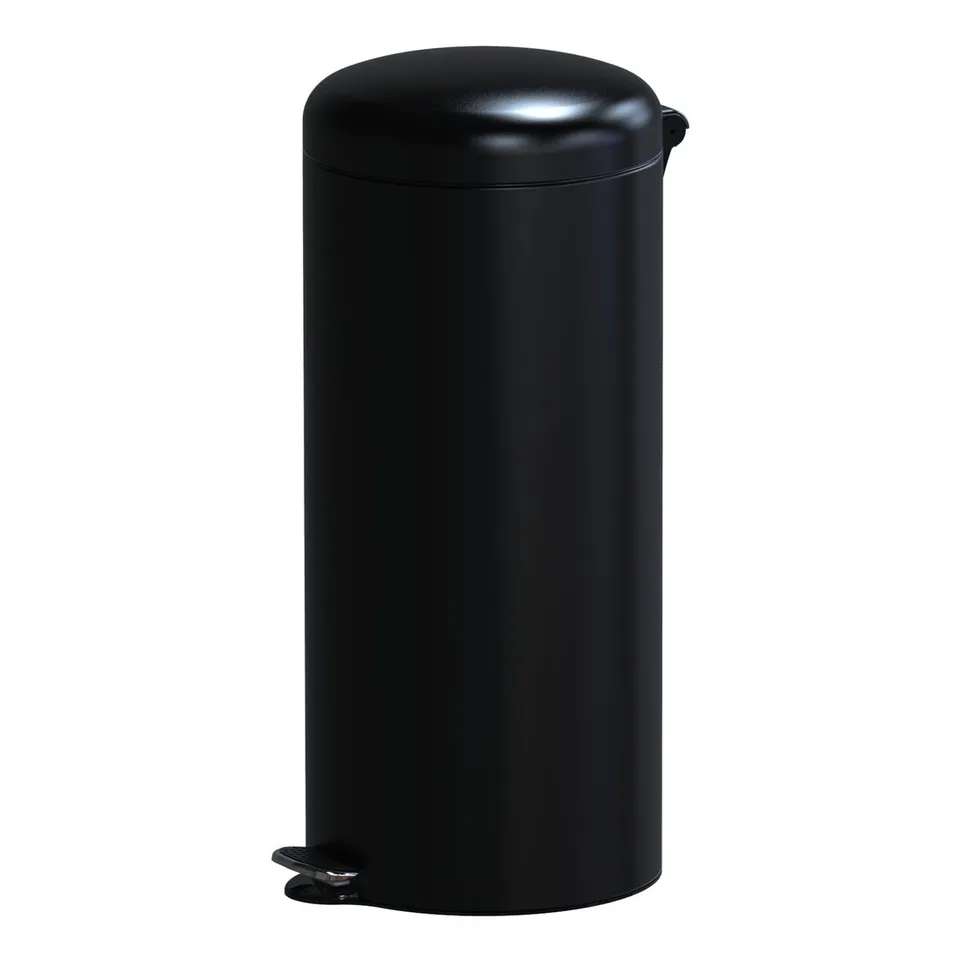 Red Deco Urban poubelle cuisine à pédale noire 30L