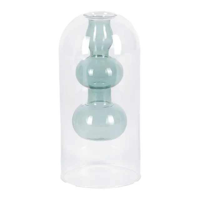 Stokomani Maison soliflore en verre vase déco une fleur