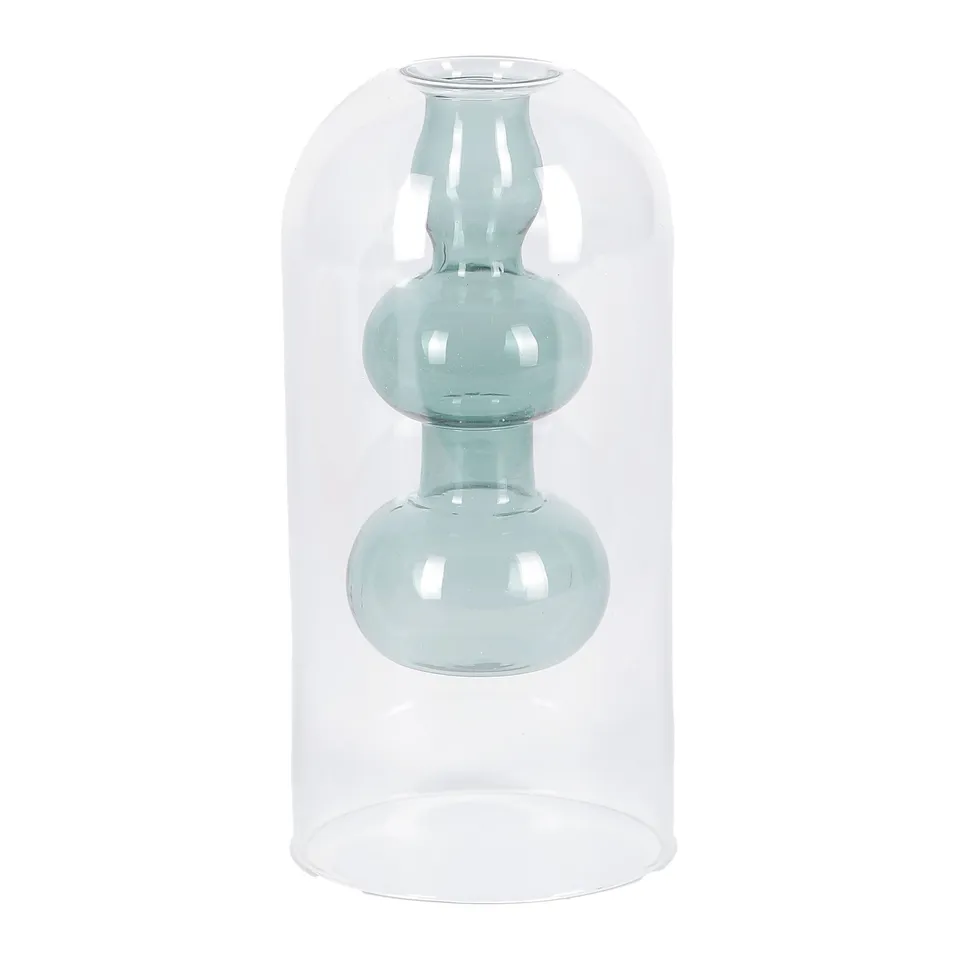 Stokomani Maison soliflore en verre vase déco une fleur