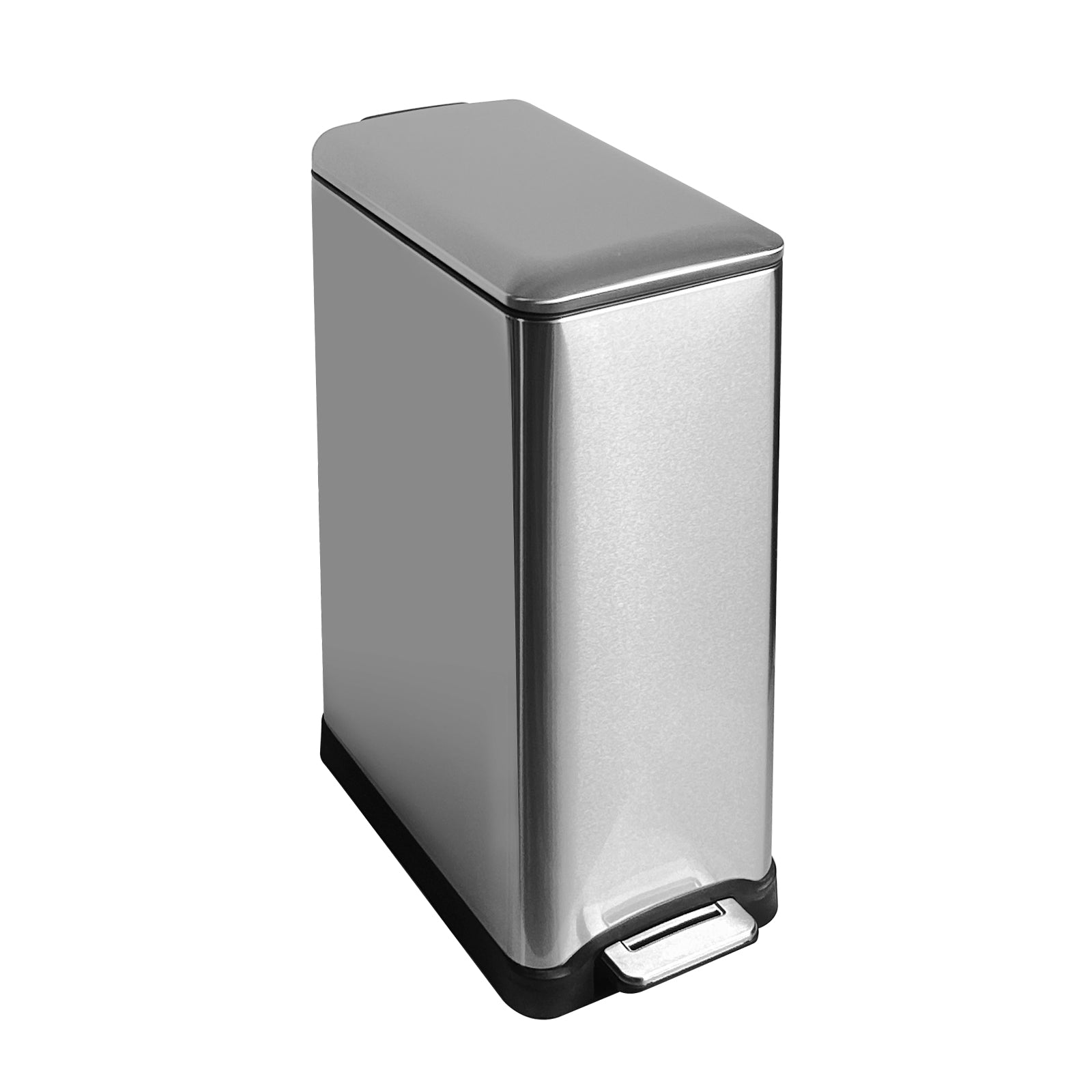 Red Deco Edge 50L poubelle tri sélectif inox brossé