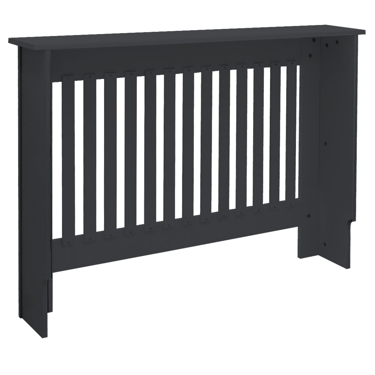 ML-Design cache radiateur 112x19x82 cm anthracite MDF