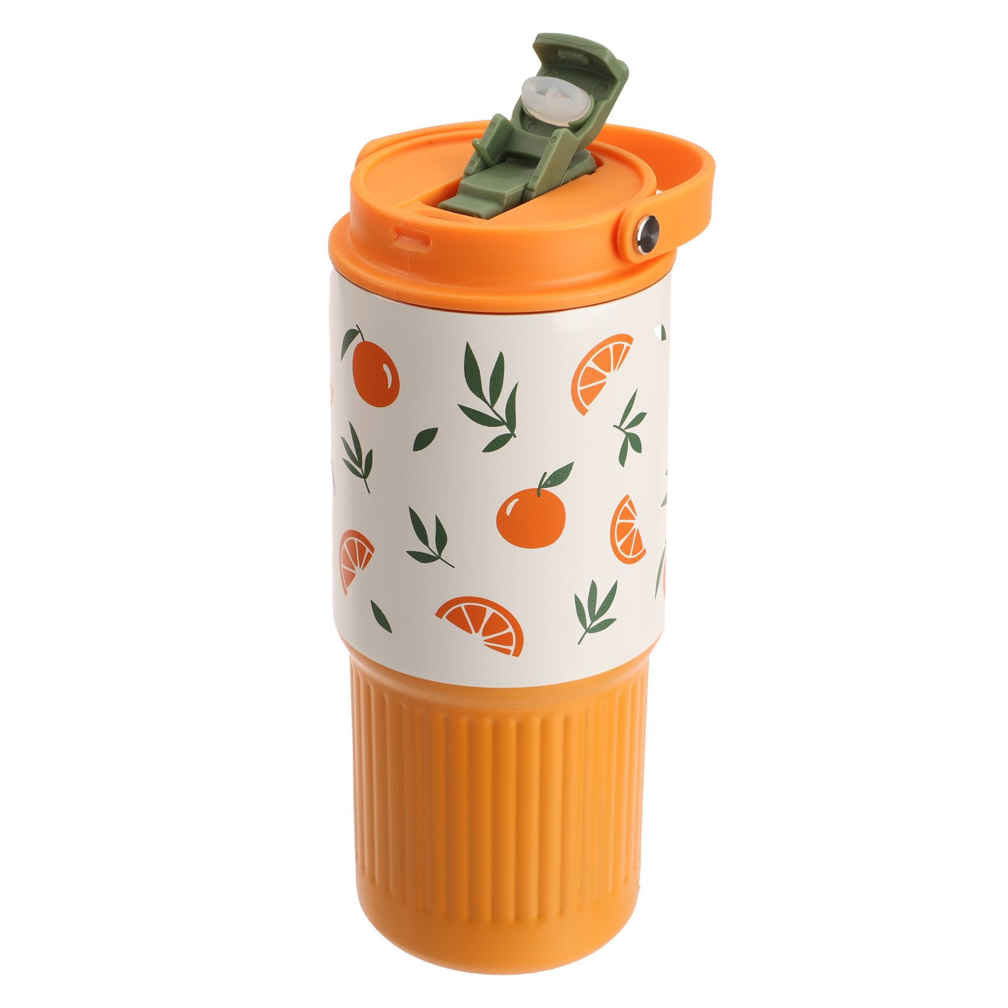Mug transport inox fruits 750 ml orange Fruity