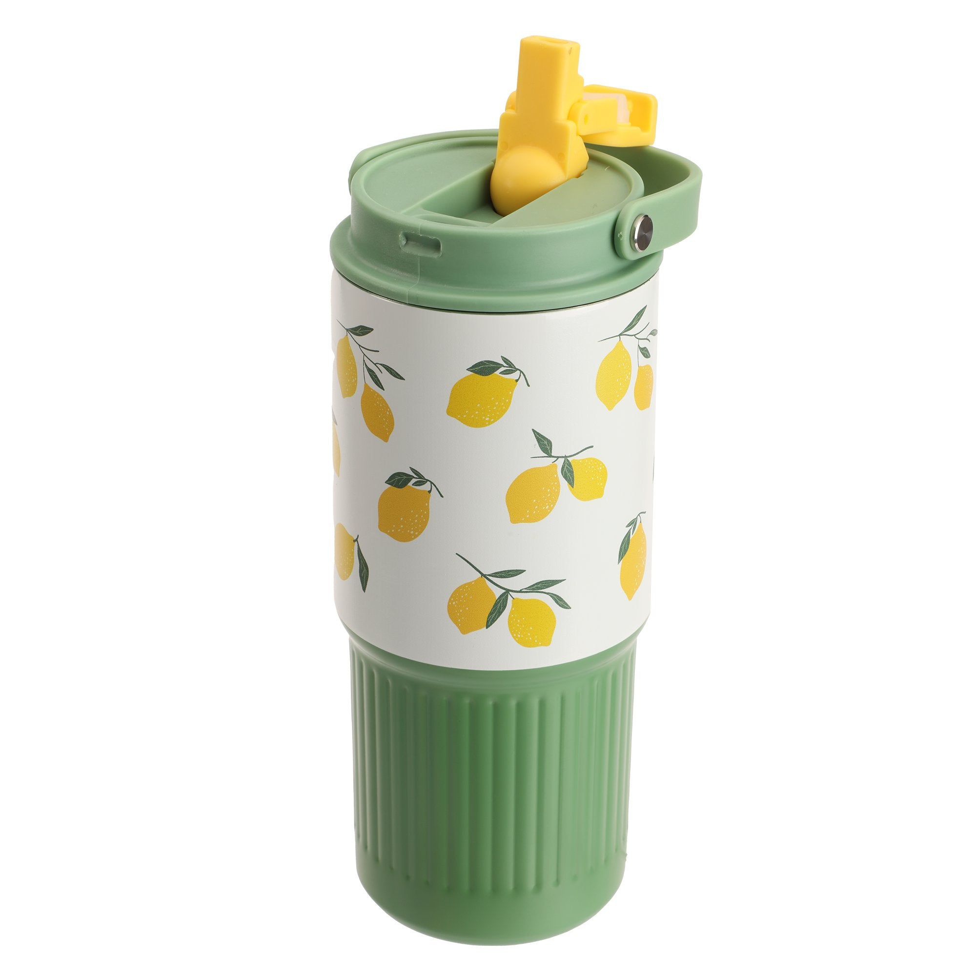 Stokomani mug transport inox fruits 750 ml jaune