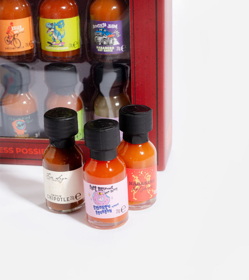 L'avant gardiste épicerie collection 30 sauces piquantes coffret