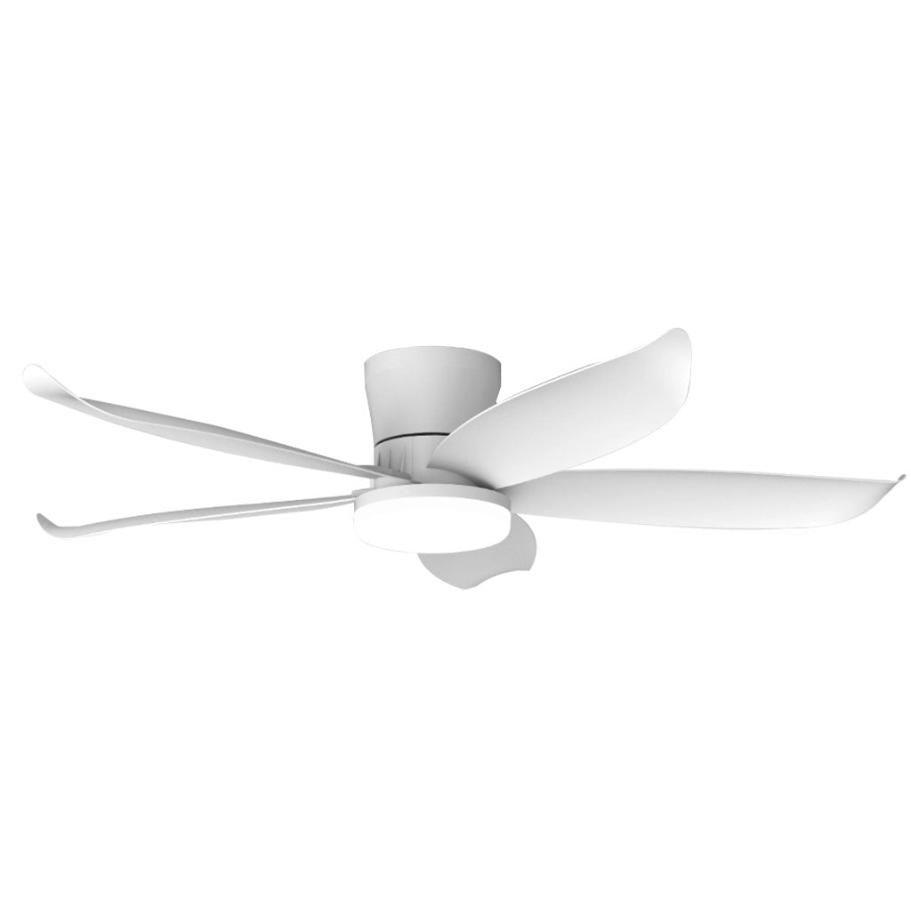 Red Deco Calyro ventilateur plafond LED 107cm blanc