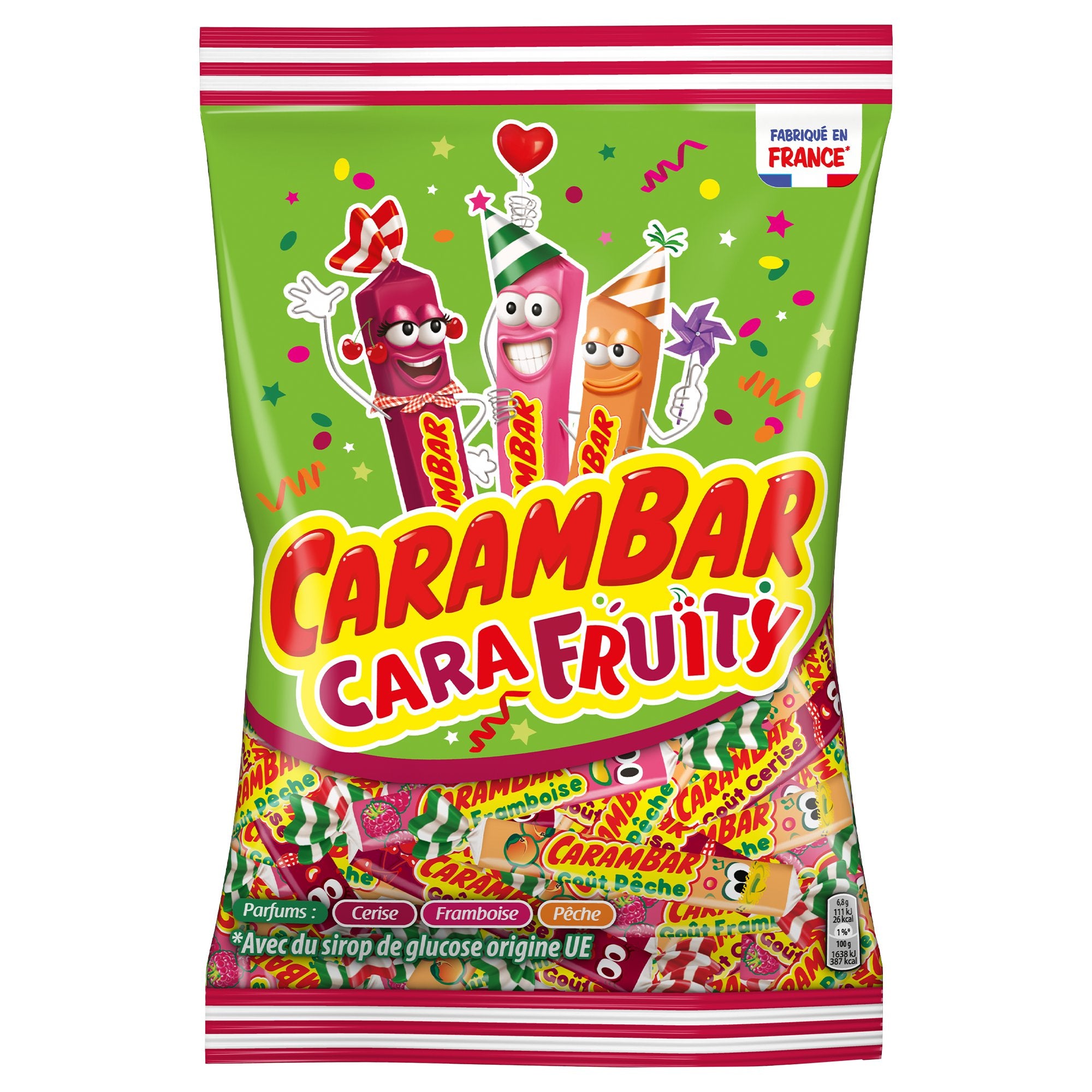 Carambar Cara Fruity sachet bonbons Halloween