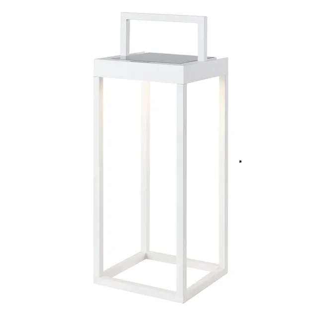 Red Deco Hydra lanterne solaire blanche H32,5cm dimmable