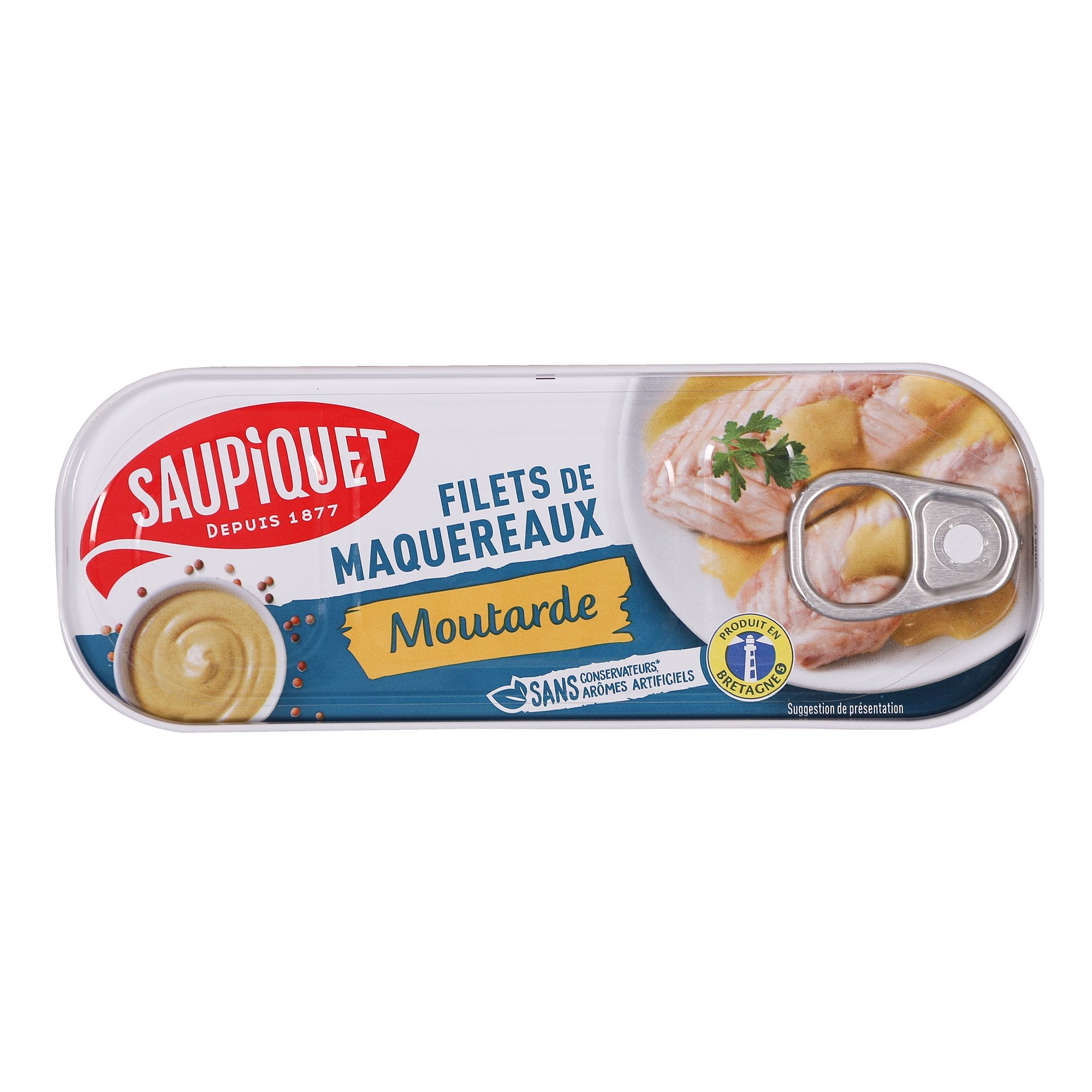 Stokomani Lot 2 Filets Maquereaux Moutarde Conserve