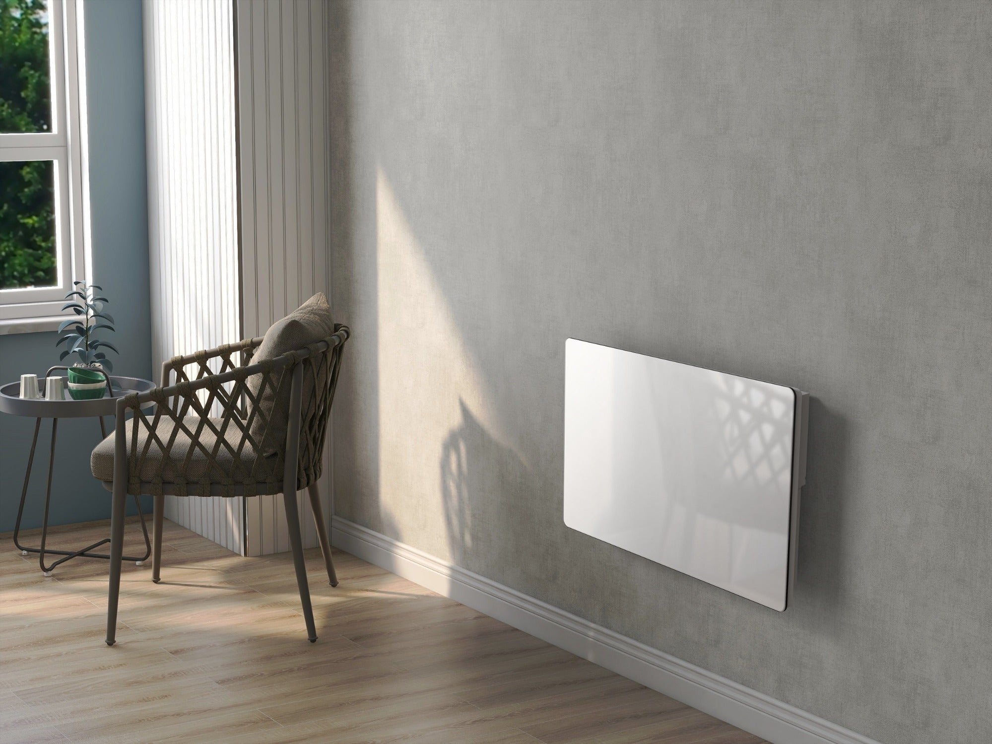 Red Deco Glass radiateur inertie céramique 1500W blanc