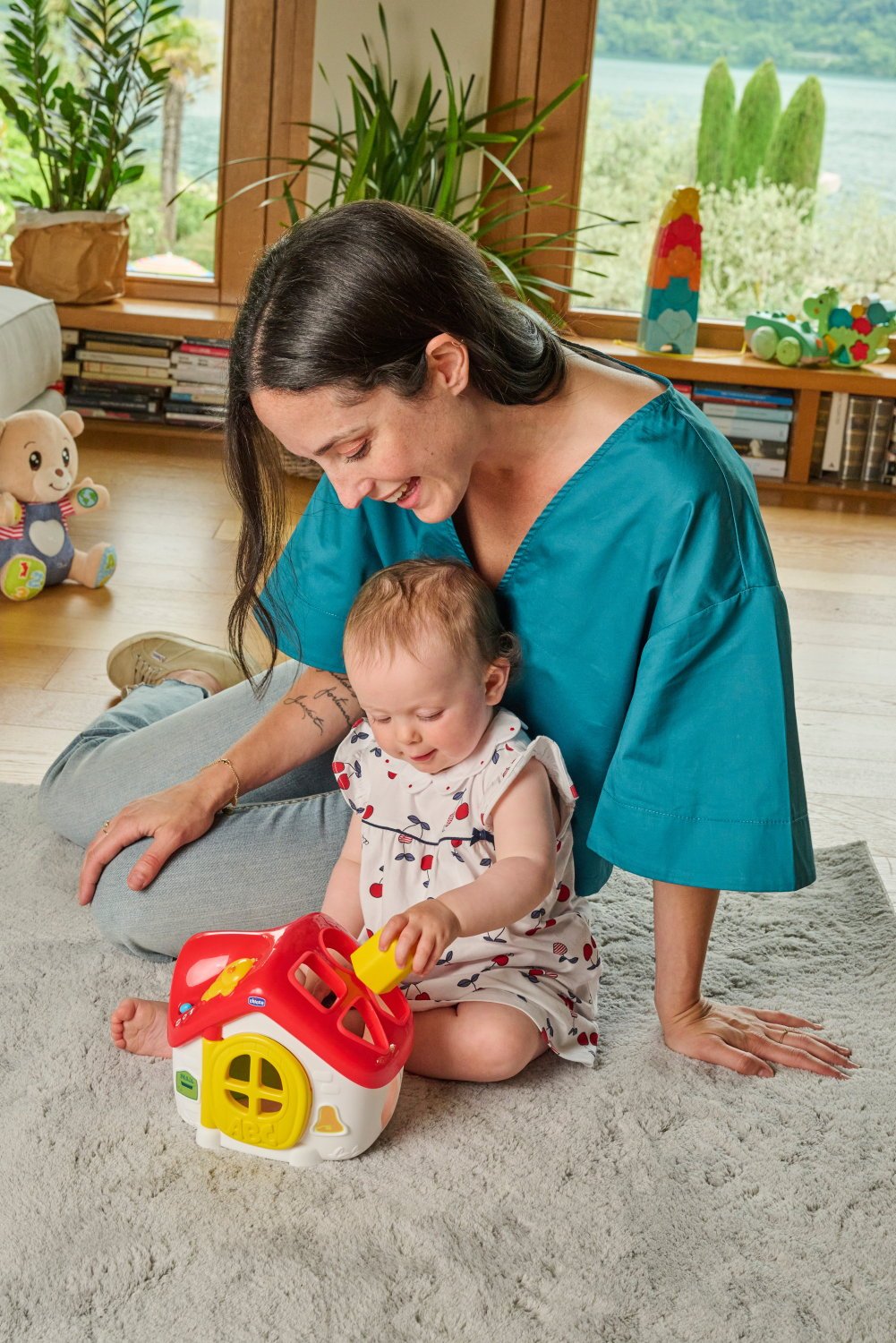 Stokomani maison boîte à formes bilingue jouet éveil bébé