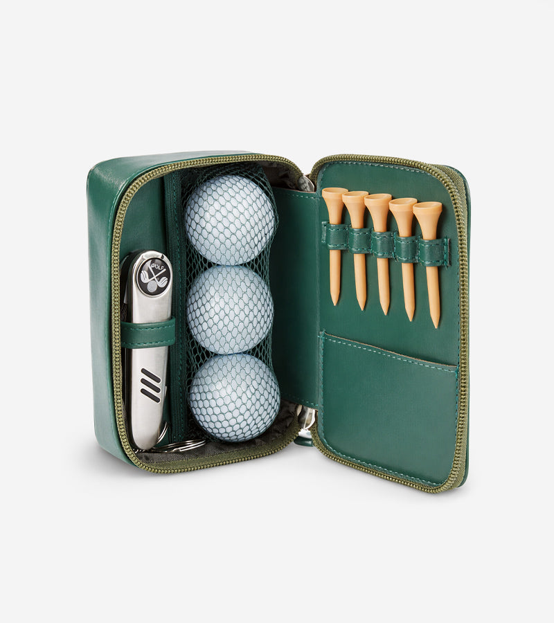 L'avant gardiste Outdoor coffret putter golf cuir vert