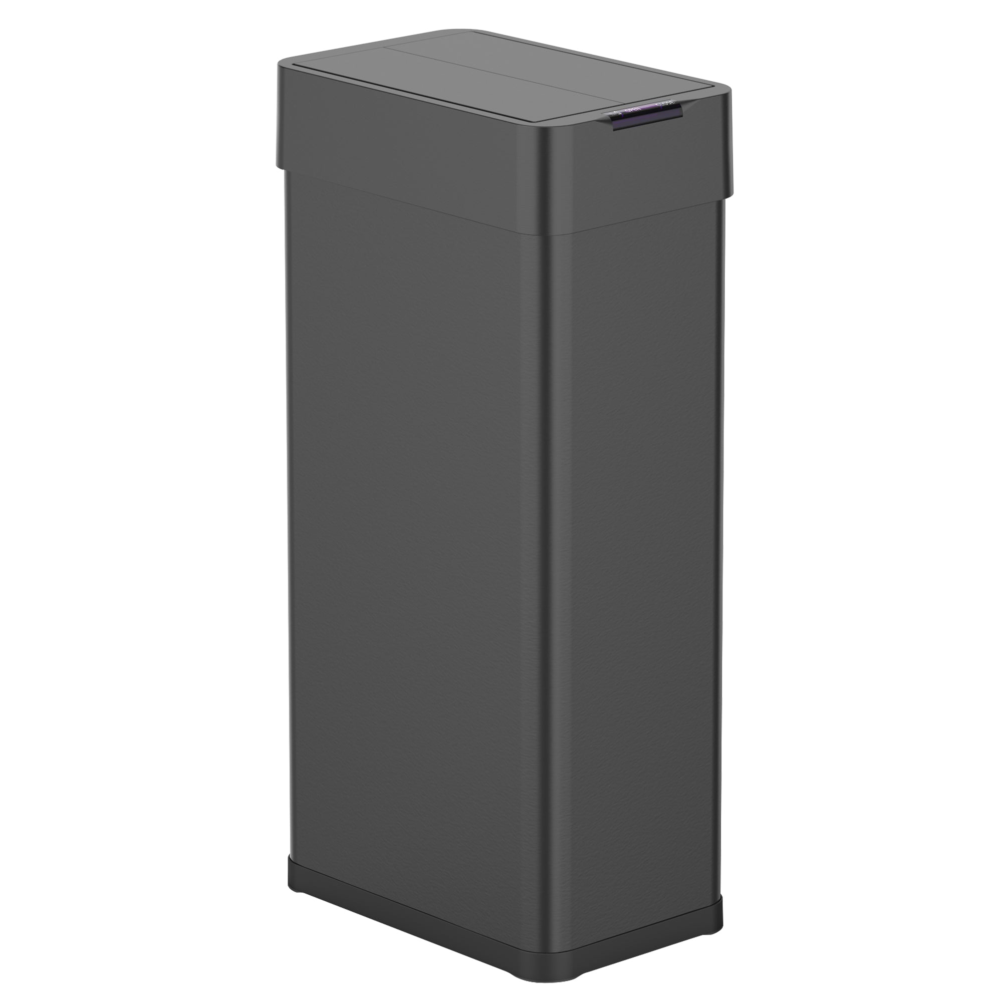 Red Deco Silverlake Black poubelle automatique 90L inox noir