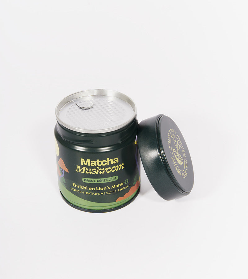 L'avant gardiste L'épicerie Matcha focus thé matcha champignons