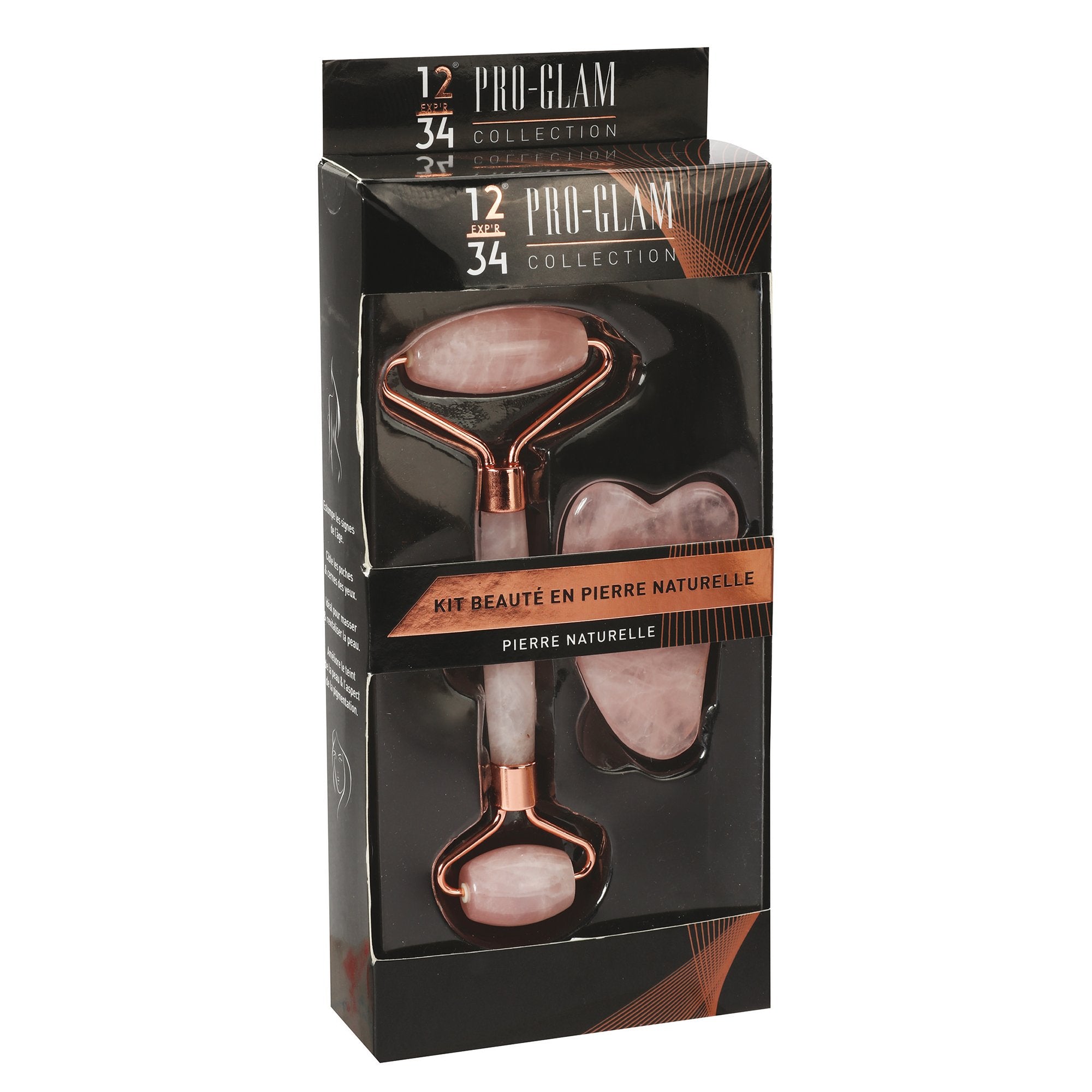 Stokomani Beauté coffret rouleau massage + gua sha visage