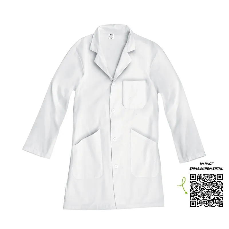 Safe Tool Services généraux blouse blanche XS boutons 190 g/m²